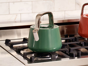 Caraway Whistling Tea Kettle in Sage