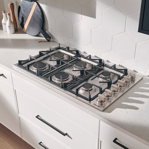 THOR 36 in. Drop-in Natural Gas Cooktop in Stainless Steel, TGC3601