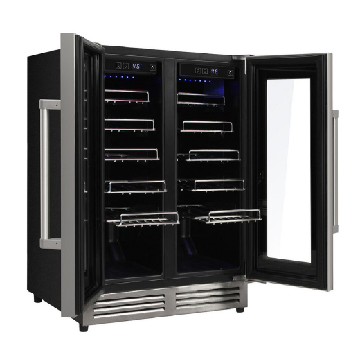 Thor Kitchen Appliance Package - 30 in. Natural Gas Range, Range Hood, Microwave Drawer, Refrigerator, Dishwasher, Wine Cooler, AP-LRG3001U-8