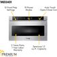 Thor Kitchen 24 inch 1.2 Cu. Ft. Microwave Drawer In Stainless Steel, TMD2401