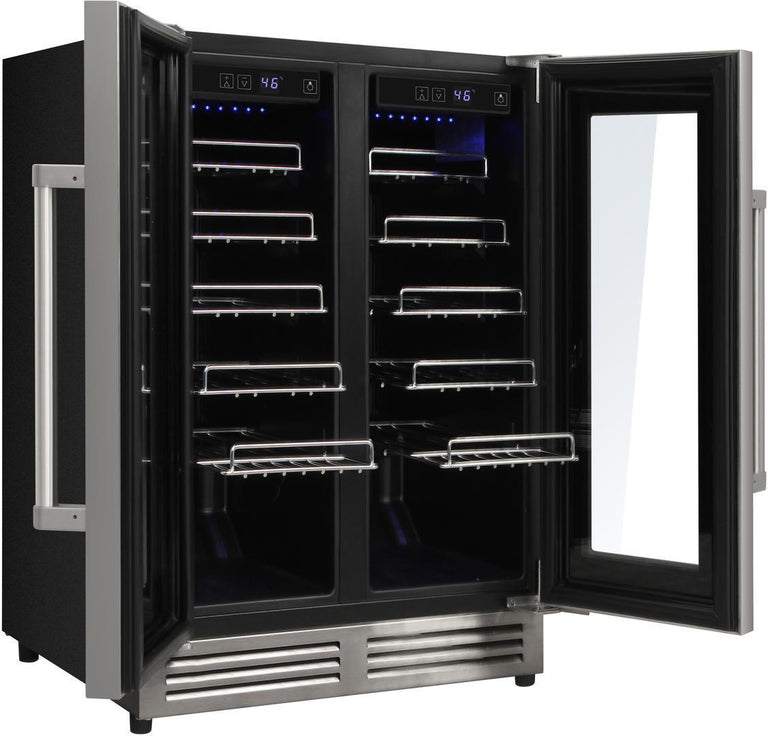 Thor Package - 36" Propane Gas Range, Range Hood, Microwave, Refrigerator with Fridge and Ice Maker, Dishwasher, Wine Cooler