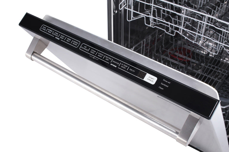 Thor Kitchen Package - 48 In. Propane Gas Burner/Electric Oven Range, Refrigerator, Dishwasher, Microwave Drawer, AP-HRD4803ULP-18