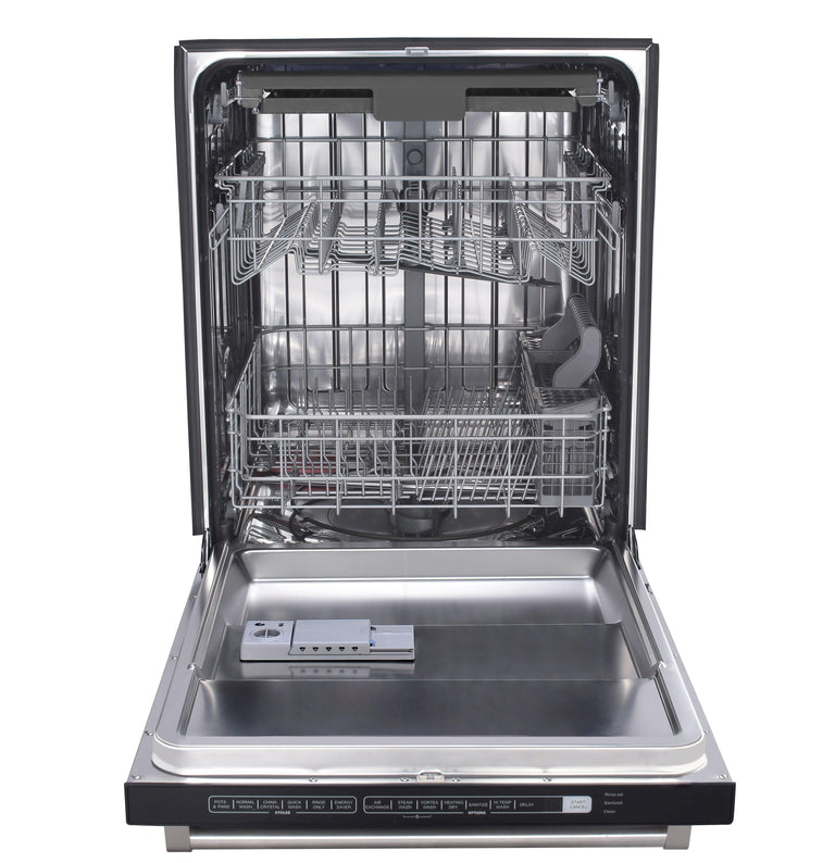 Thor Kitchen Package - 30 In. Propane Gas Burner/Electric Oven Range, Refrigerator, Dishwasher, AP-HRD3088ULP-15