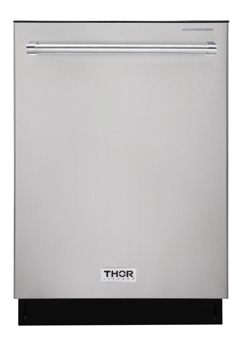 Thor Kitchen Package - 36" Gas Rangetop, Range Hood, Wall Oven, Refrigerator with Water and Ice Dispenser, Dishwasher, AP-HRT3618U-6
