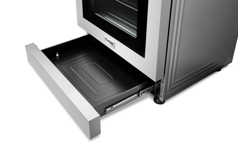 Thor Kitchen Package - 30 In. Propane Gas Range, Range Hood, Microwave Drawer, AP-TRG3001LP-5