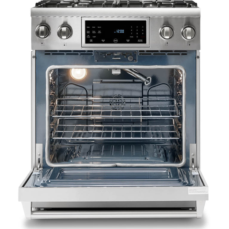 Thor Kitchen Appliance Package - 30 In. Propane Gas Range, Range Hood, Refrigerator, Dishwasher, Wine Cooler, AP-TRG3001LP-4