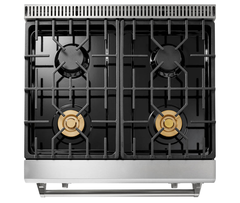 Thor Kitchen Package - 30 In. Propane Gas Range, Range Hood, Microwave Drawer, Refrigerator, Dishwasher, AP-TRG3001LP-7