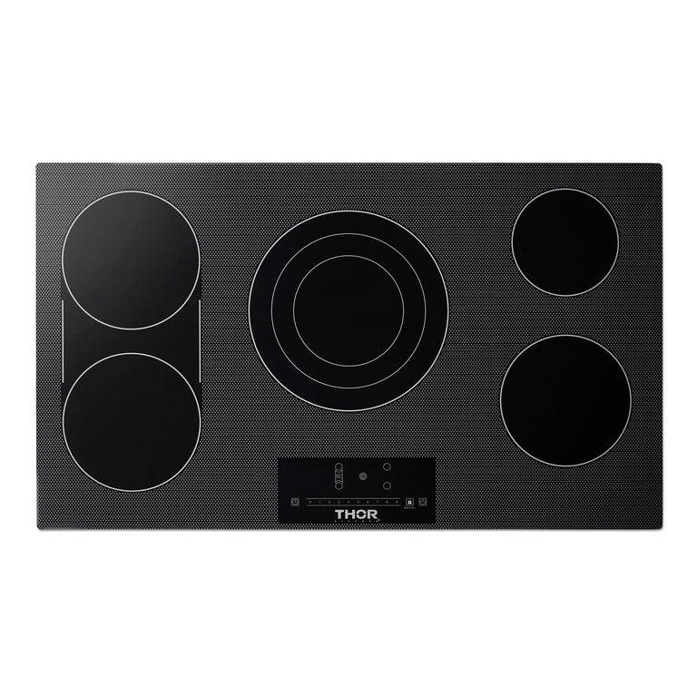 Thor Kitchen 36 In. Professional Electric Cooktop in Black, TEC36