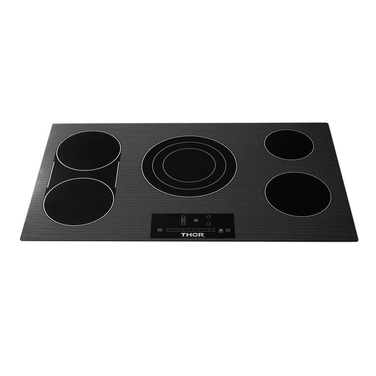 Thor Kitchen 36 In. Professional Electric Cooktop in Black, TEC36
