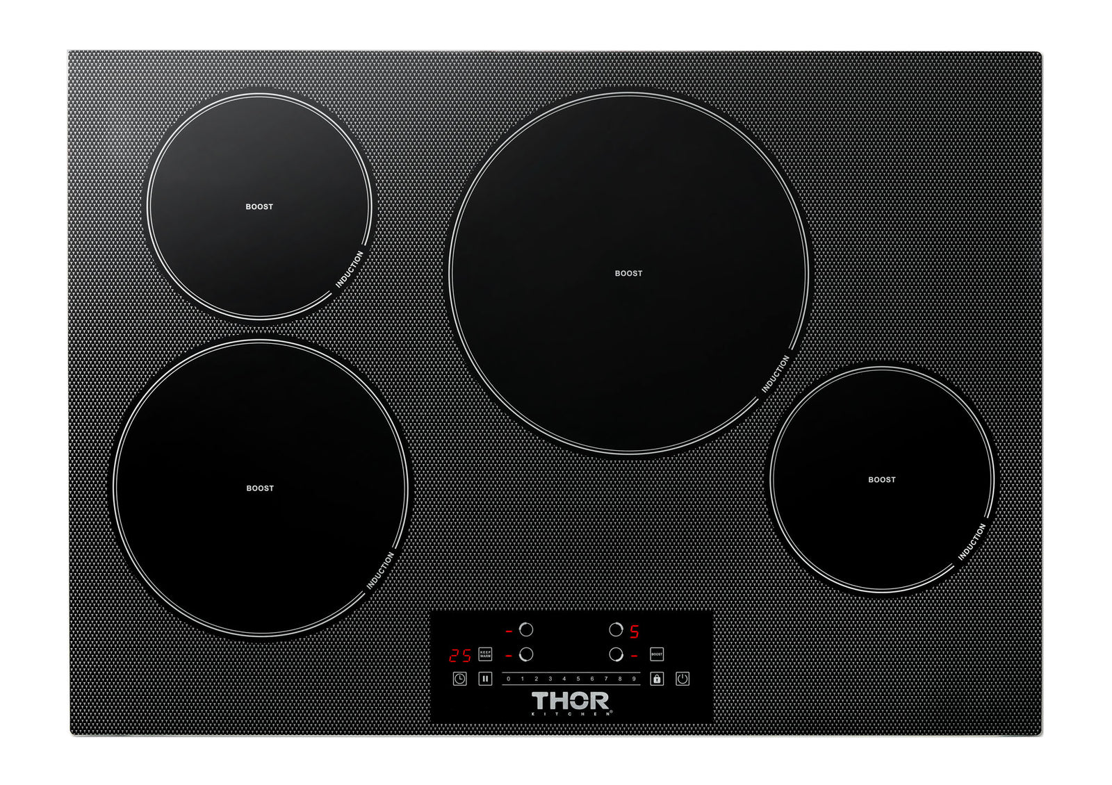 Thor Kitchen 30 Inch BuiltIn Induction Cooktop with 4 Elements, TIH30