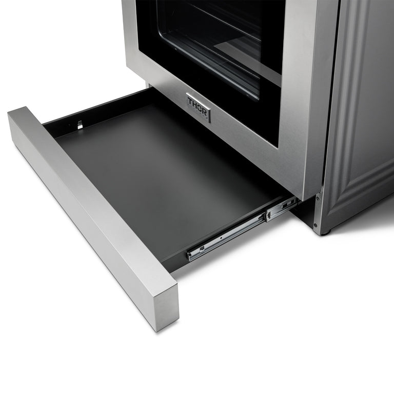 Thor Kitchen Appliance Package - 30 In. Electric Range, Range Hood, Microwave Drawer, Refrigerator, Dishwasher, AP-TRE3001-7