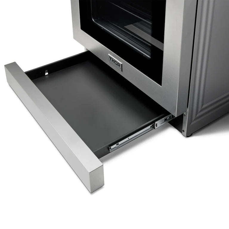 Thor Kitchen Package - 30" Electric Range, Range Hood, Microwave, AP-TRE3001-W-4