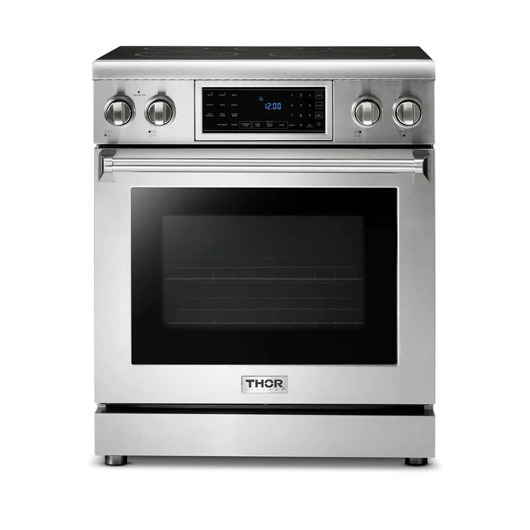 Thor Kitchen Appliance Package - 30 In. Electric Range, Refrigerator, Dishwasher, AP-TRE3001-2