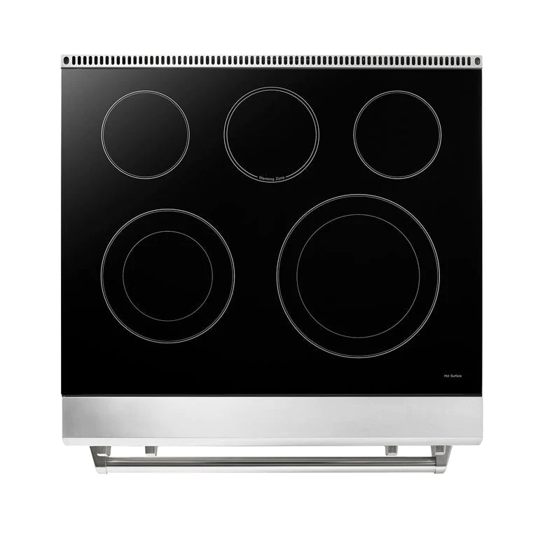 Thor Kitchen Appliance Package - 30 In. Electric Range, Range Hood, Microwave Drawer, Refrigerator with Water and Ice Dispenser, Dishwasher, AP-TRE3001-13