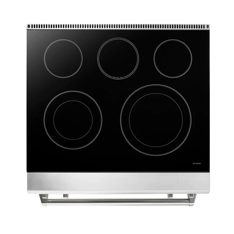 Thor Kitchen Appliance Package - 30 In. Electric Range, Range Hood, Microwave Drawer, Refrigerator, Dishwasher, Wine Cooler, AP-TRE3001-W-6