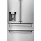 THOR Kitchen 36 In. Counter Depth Refrigerator in Stainless Steel with Water Dispenser, Ice Maker, TRF3601FD