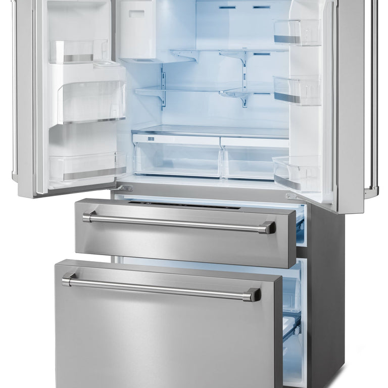 Thor Kitchen Appliance Package - 30 In. Electric Range, Refrigerator with Water and Ice Dispenser, Dishwasher, AP-TRE3001-9