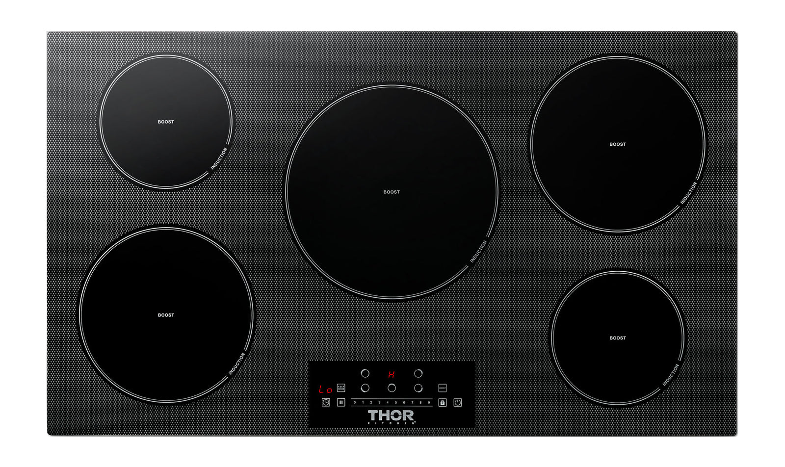 Thor Kitchen 36 Inch BuiltIn Induction Cooktop with 5 Elements, TIH36