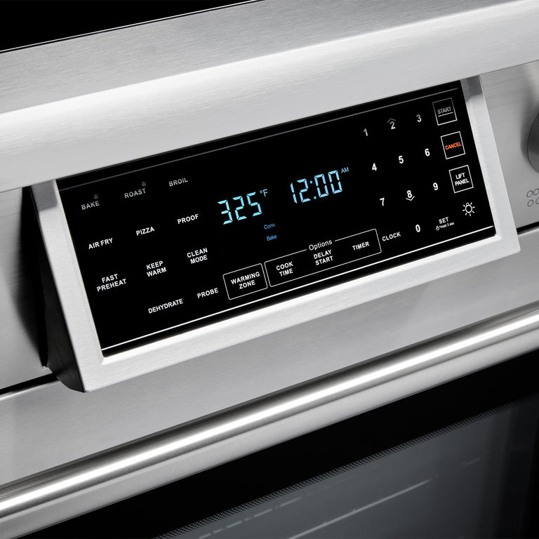 Thor Kitchen Appliance Package - 36 In. Electric Range, Range Hood, Refrigerator, Dishwasher, Wine Cooler, AP-TRE3601-W-3