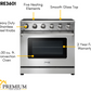 Thor Kitchen 36 in. Professional Electric Range in Stainless Steel, HRE3601