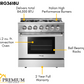 Thor Kitchen 36 in. Professional Natural Gas Range in Stainless Steel, HRG3618U