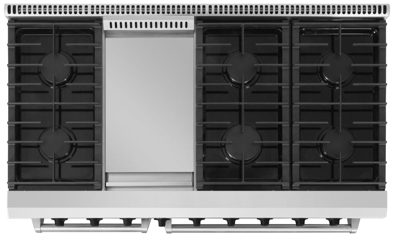 Thor Kitchen Bundle - 48 in. Gas Range, Dishwasher, Refrigerator, Microwave Drawer, AB-LRG4807U-6