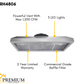 Thor Kitchen 48 in. 1,200 CFM Under Cabinet LED Range Hood in Stainless Steel, TRH4806
