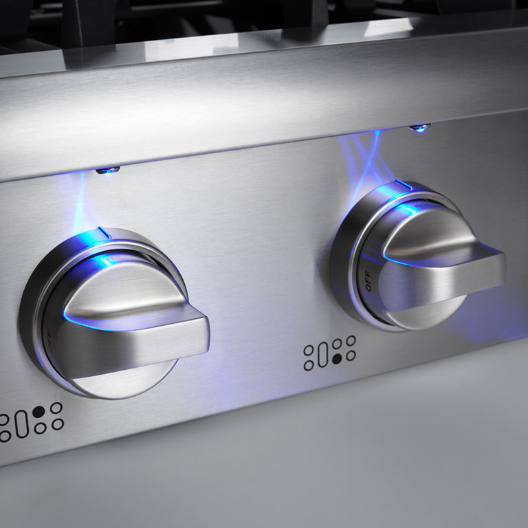 Thor Kitchen 48 in. Propane Gas Rangetop in Stainless Steel, HRT4806UL