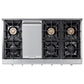 THOR Kitchen 48 in. Propane Gas Rangetop in Stainless Steel, HRT4806ULP