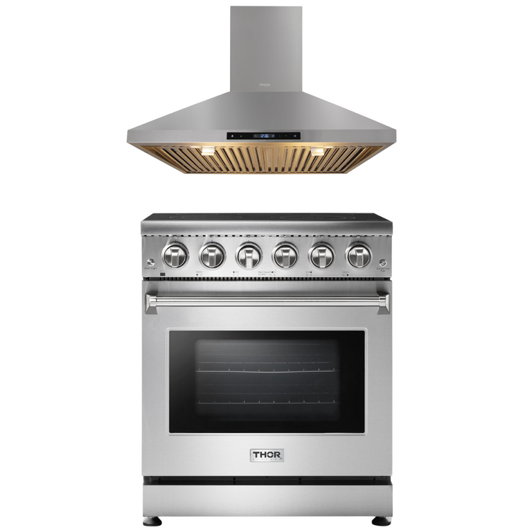 Thor Kitchen Package - 30 inch Electric Range and 30 Range Hood