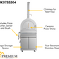 Thor Kitchen Pizza Oven Cabinet, MK07SS304