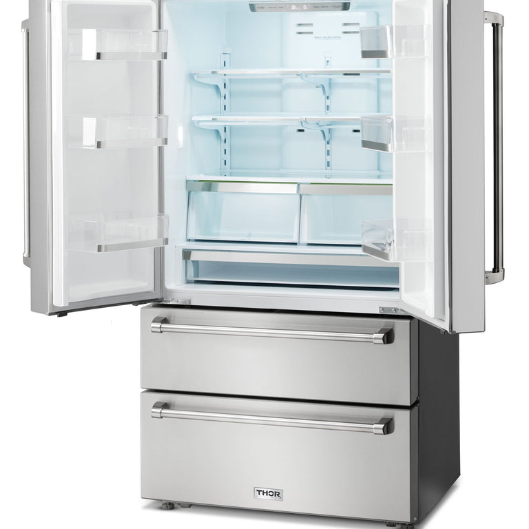 Thor Kitchen Appliance Package - 30 In. Propane Gas Range, Microwave Drawer, Refrigerator, Dishwasher, AP-TRG3001LP-6