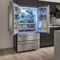 THOR Kitchen Professional 36 In. Counter Depth 22.5 cu. ft. Refrigerator Stainless Steel, TRF3602