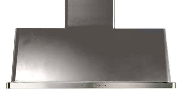 ILVE 48 in. Majestic Stainless Steel Wall Mount Range Hood with 600 CFM Blower, UAM120SS