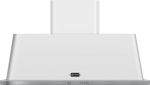 ILVE 48 in. Majestic White Wall Mount Range Hood with 600 CFM Blower, UAM120WH