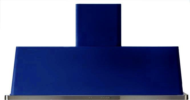 ILVE 60 in. Majestic Midnight Blue Wall Mount Range Hood with 600 CFM Blower, UAM150MB