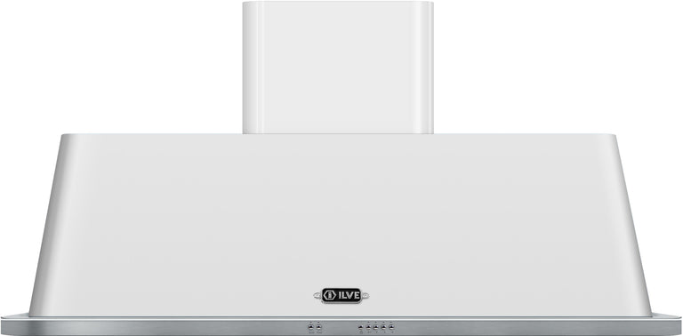 ILVE 60 in. Majestic White Wall Mount Range Hood with 600 CFM Blower, UAM150WH