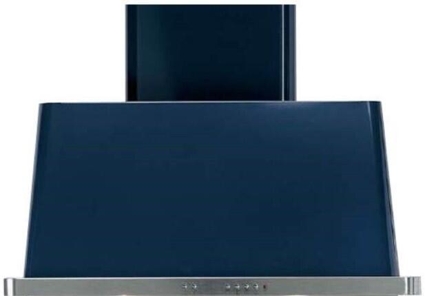 ILVE 36 in. Majestic Blue Wall Mount Range Hood with 600 CFM Blower, UAM90MB