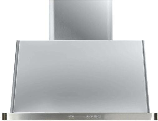 ILVE 36 in. Majestic Stainless Steel Wall Mount Range Hood with 600 CFM Blower, UAM90SS