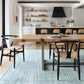 Loloi Rugs Urbana Collection Rug in Aqua - 5'6" x 8'6"