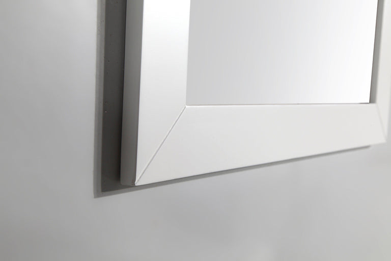 Vanity Art 24 in. Single Sink Vanity & Mirror - White, VA1024W