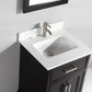 Vanity Art 30 in. Single Sink Vanity & Mirror - Espresso, VA1030E