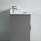 Vanity Art 30 in. Single Sink Vanity & Mirror - Grey, VA1030G