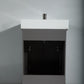 Vanity Art 30 in. Single Sink Vanity & Mirror - Grey, VA1030G
