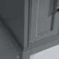Vanity Art 30 in. Single Sink Vanity & Mirror - Grey, VA1030G