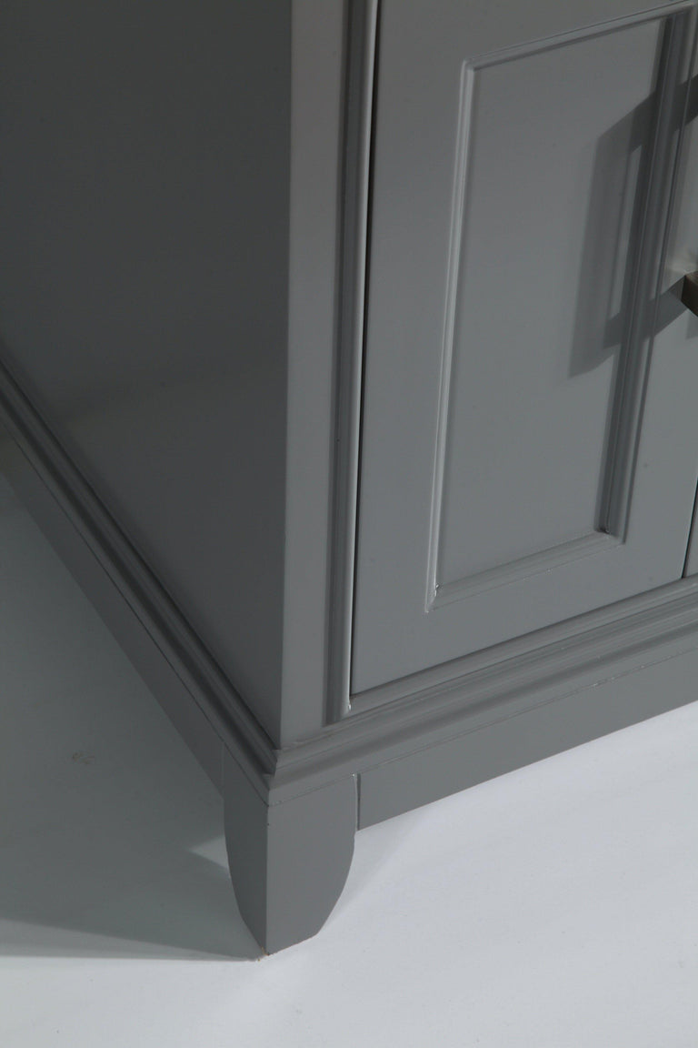 Vanity Art 30 in. Single Sink Vanity & Mirror - Grey, VA1030G