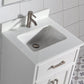 Vanity Art 30 in. Single Sink Vanity & Mirror - White, VA1030W
