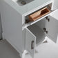 Vanity Art 30 in. Single Sink Vanity & Mirror - White, VA1030W