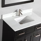Vanity Art 36 in. Single Sink Vanity & Mirror - Espresso, VA1036E
