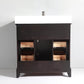 Vanity Art 36 in. Single Sink Vanity & Mirror - Espresso, VA1036E
